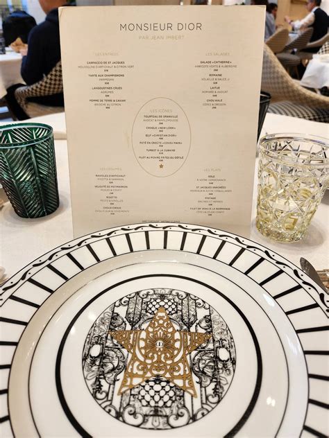 le restaurant monsieur dior menu|monsieur Dior restaurant menu.